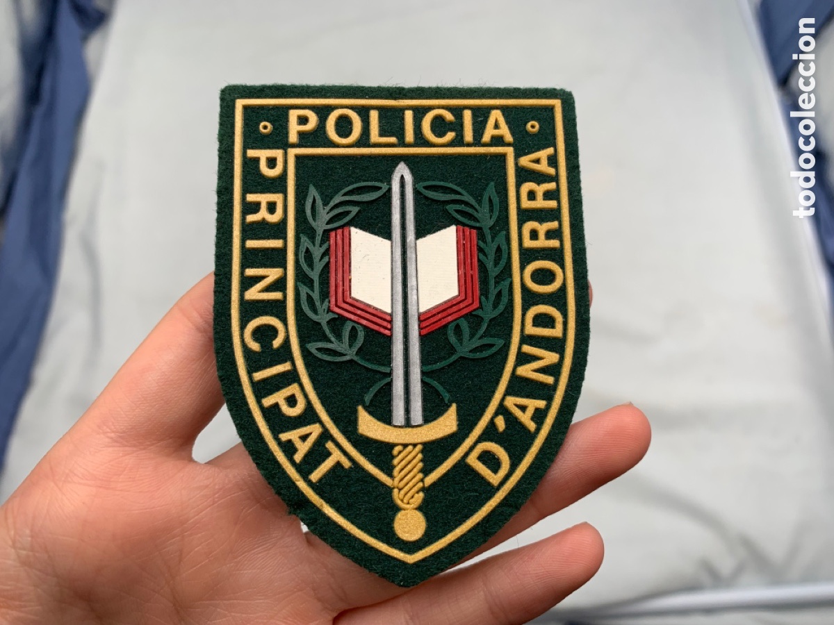 Militaria: PARCHE POLICIA PRINCIPAL DE ANDORRA