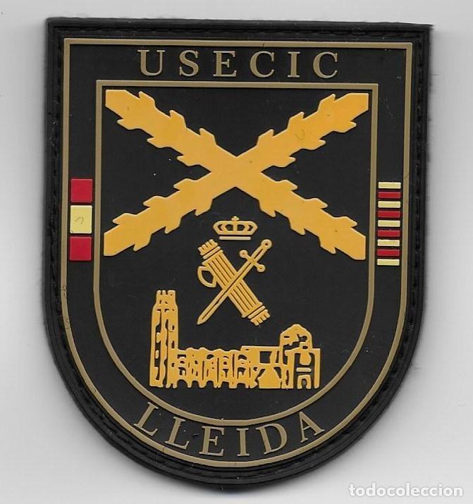 Militaria: parche POLICIA GUARDIA CIVIL USECIC LLEIDA