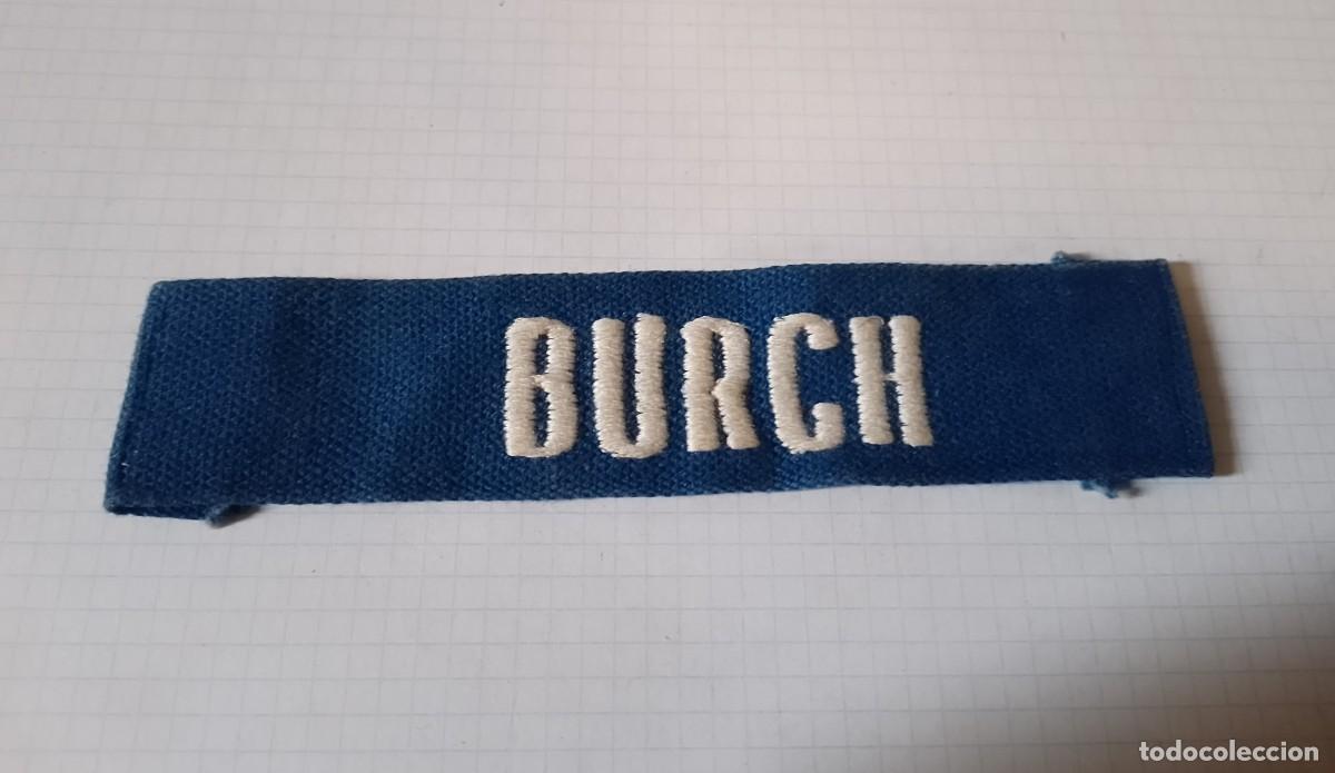 Militaria: Parche de pecho Burch - Foto 1