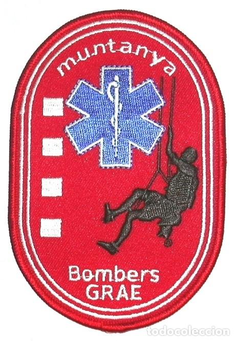 Militaria: parche BOMBEROS CATALU&Ntilde;A GRAE salvamento de monta&ntilde;a