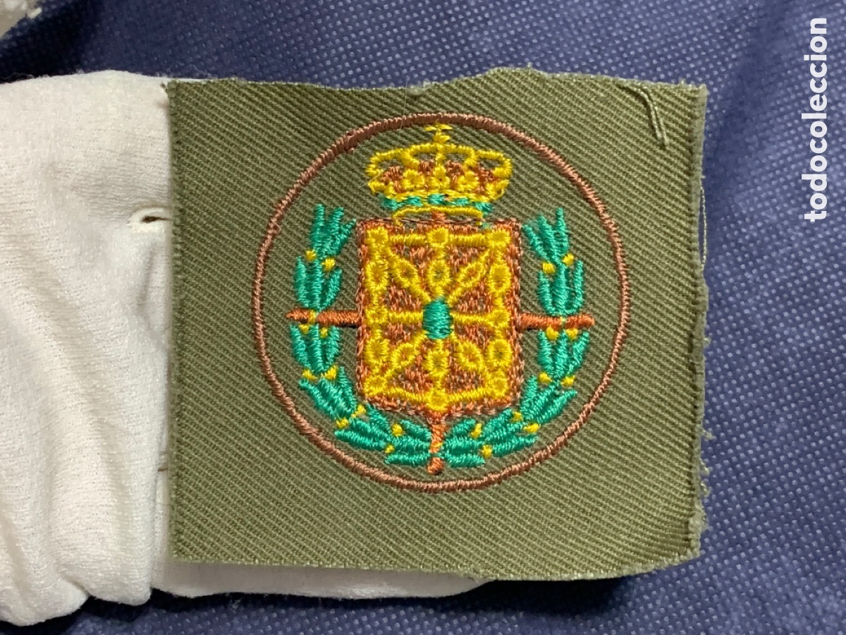 Militaria: ANTIGUO PARCHE CUERPO EJ&Eacute;RCITO DE NAVARRA
