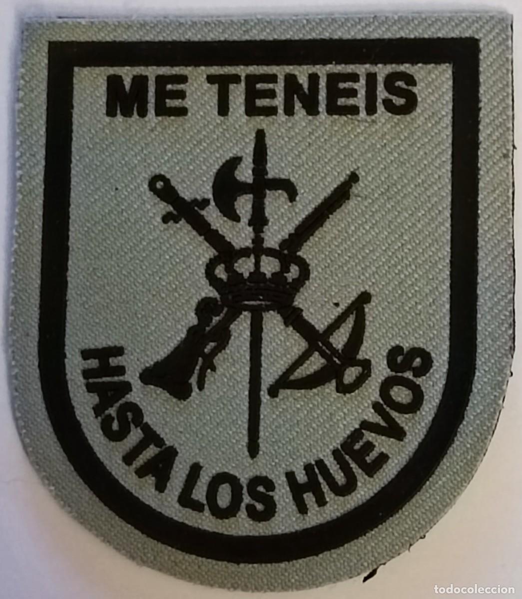 Militaria: PARCHE EMBLEMA DE BRAZO SARGA LEGI&Oacute;N CON VELCRO ME TEN&Eacute;IS HASTA LOS HUE...
