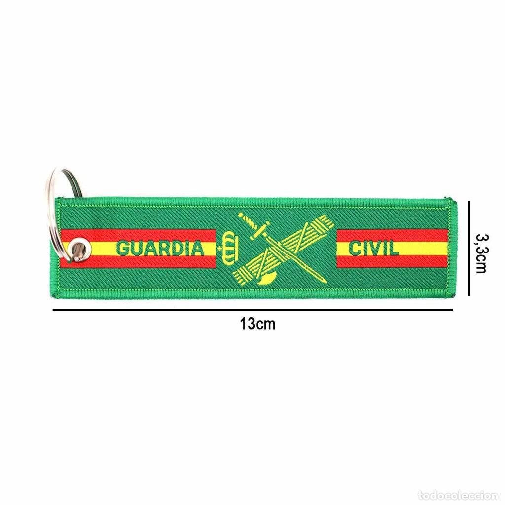 Militaria: LAVERO CINTA RECTANGULAR GUARDIA CIVIL VIRGEN IMMORTAL WARRIOR VERDE Y NEGRO