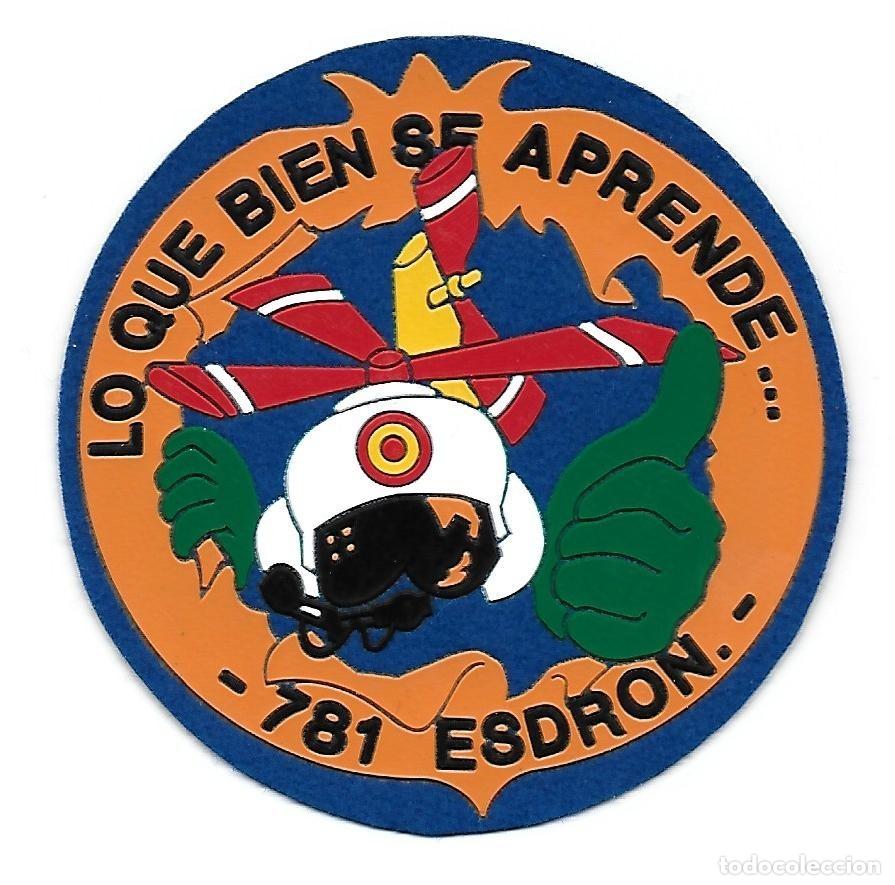 Militaria: parche EJERCITO DEL AIRE 781 ESCUADRON - Foto 1