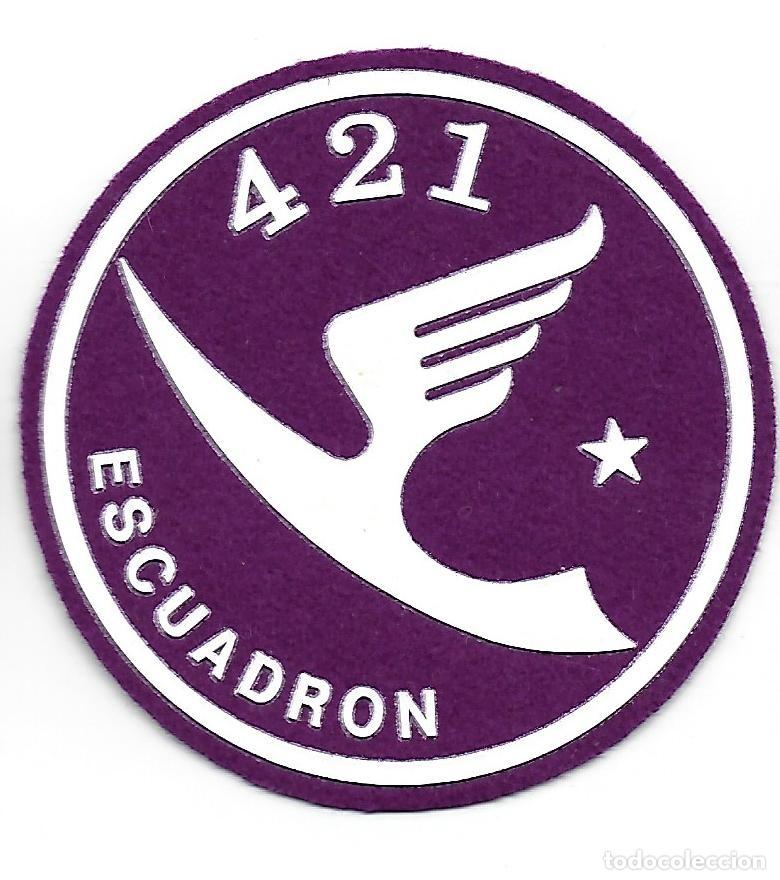 Militaria: parche EJERCITO DEL AIRE 421 ESCUADRON - Foto 1