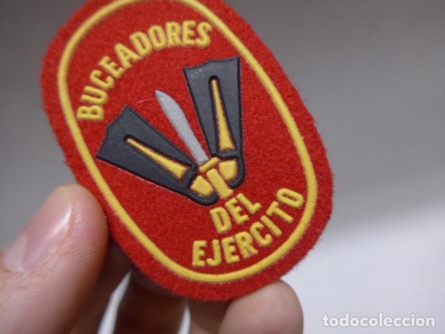 Militaria: Antiguo parche de buceadores del ejercito, original. - Foto 2