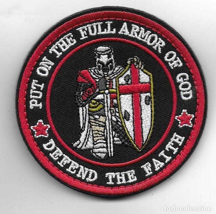 Militaria: parche CABALLEROS TEMPLARIOS - Foto 1