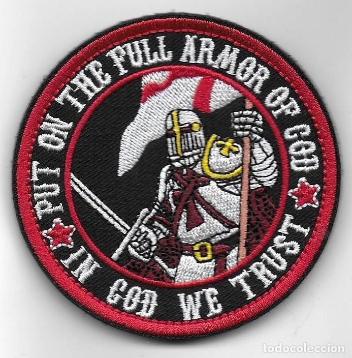 Militaria: parche CABALLEROS TEMPLARIOS - Foto 1