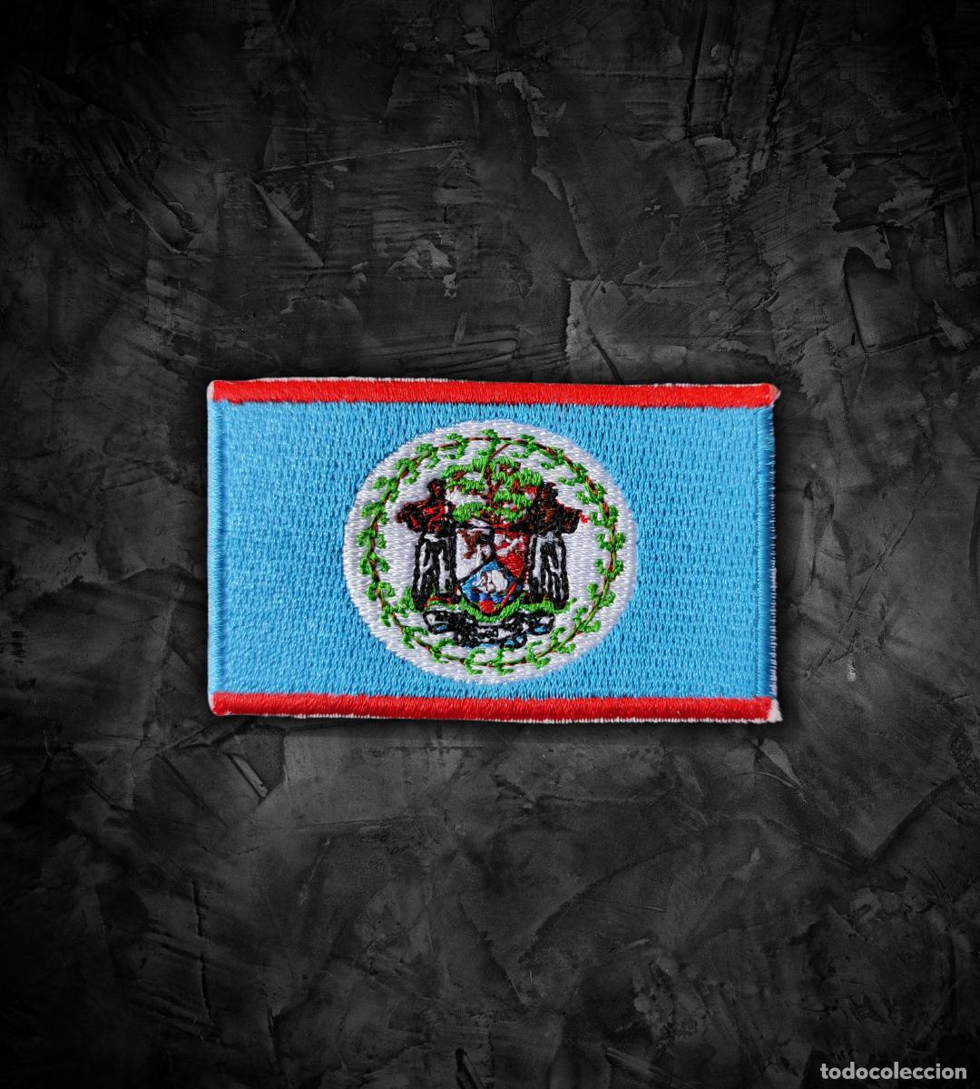 Militaria: BELICE Parche bandera termoadhesiva - Foto 1