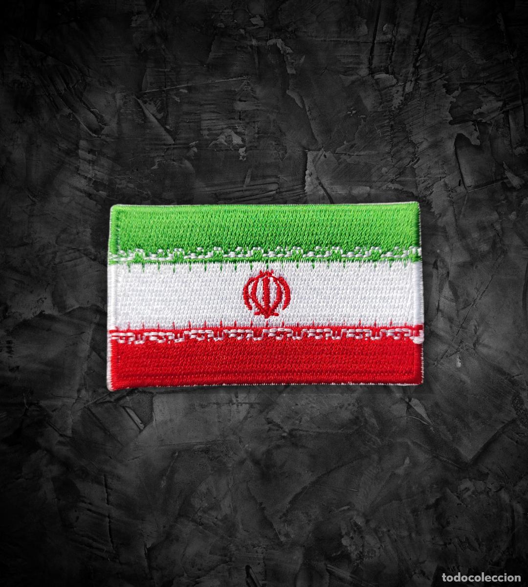 Militaria: IR&Aacute;N Parche bandera termoadhesiva - Foto 1