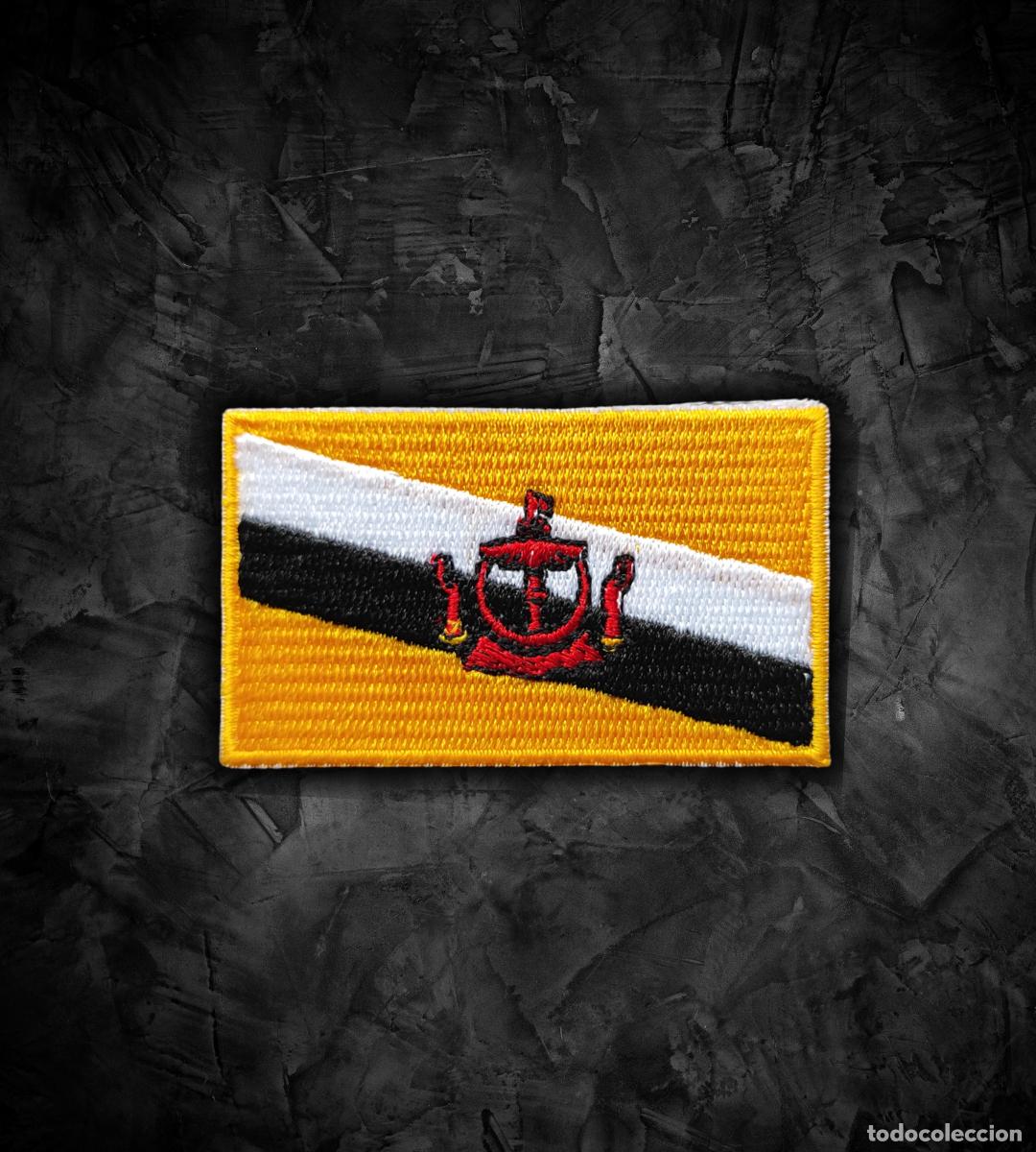 Militaria: BRUN&Eacute;I Parche bandera termoadhesiva - Foto 1