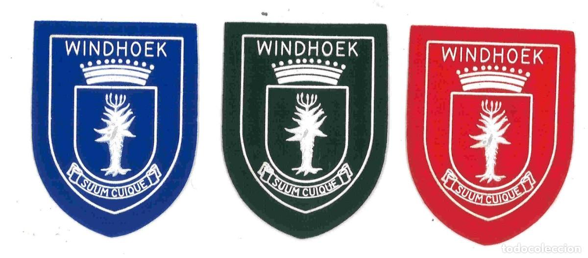 Militaria: 3 parches de Windhoek. Namibia - Foto 1