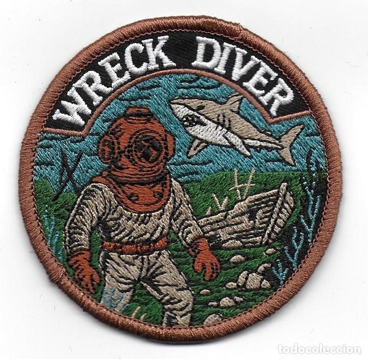 Militaria: parche BUCEADORES WRECK DIVER - Foto 1