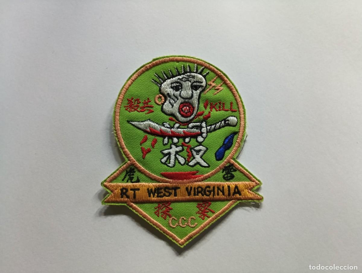 Militaria: Parche bordado RT West Virginia, Centro de comando y control - Foto 1