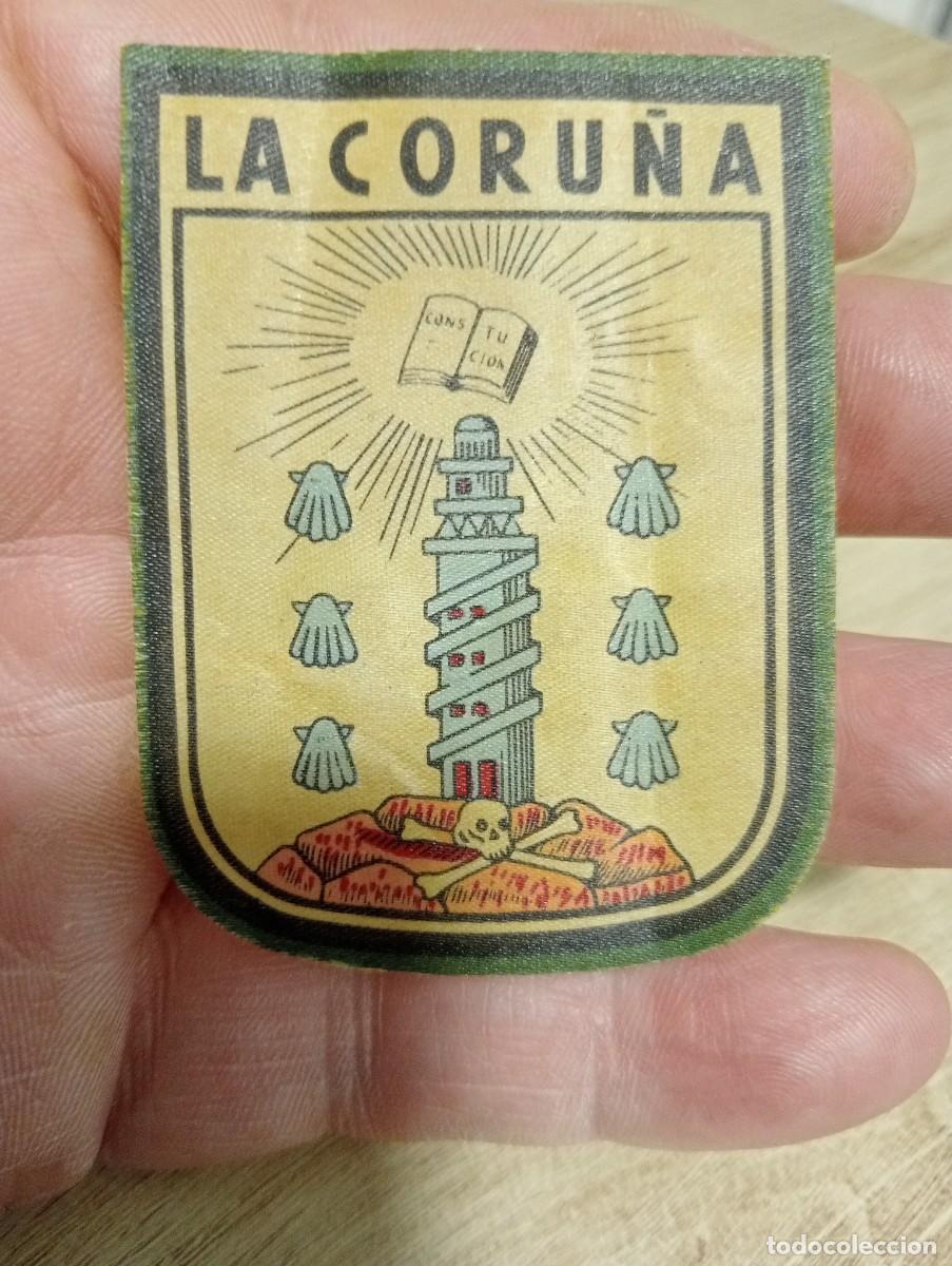 Militaria: PARCHE ANTIGUO LA CORU&Ntilde;A , TUNO ?