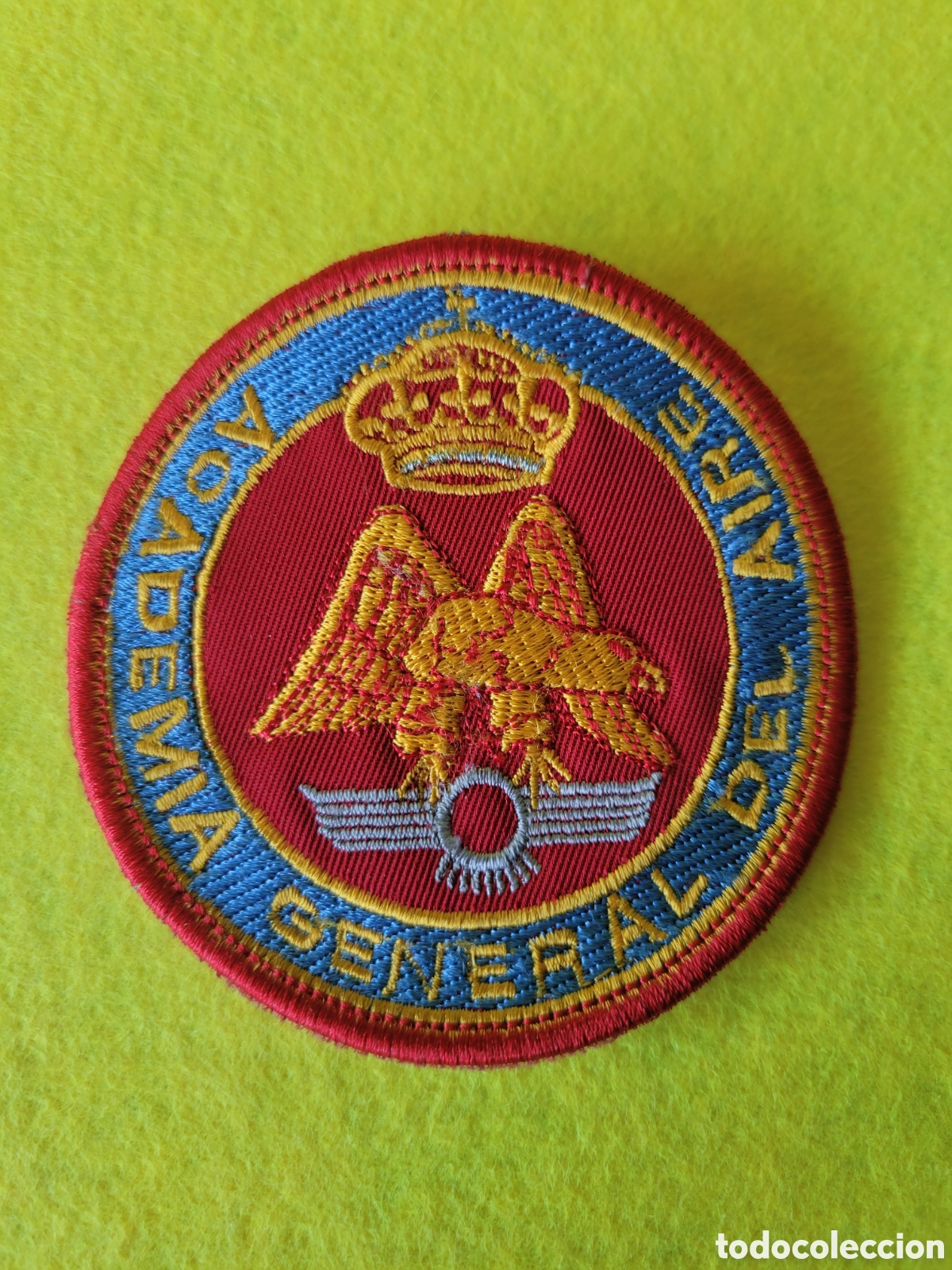 Militaria: PARCHE ACADEMIA GENERAL DEL AIRE - Foto 1