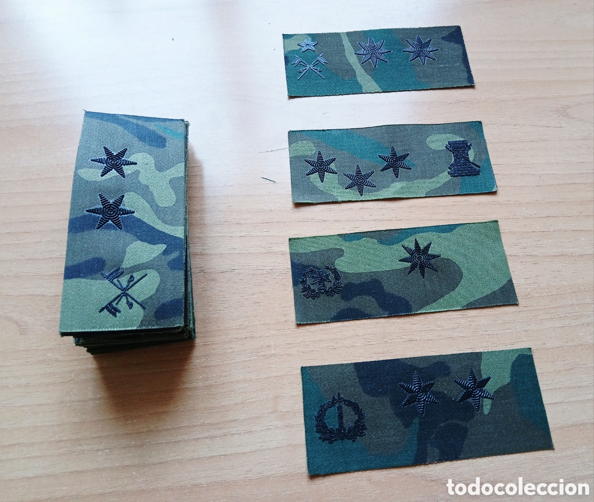 Militaria: gran colecci&oacute;n divisas tela ejercito espa&ntilde;ol a&ntilde;os 90