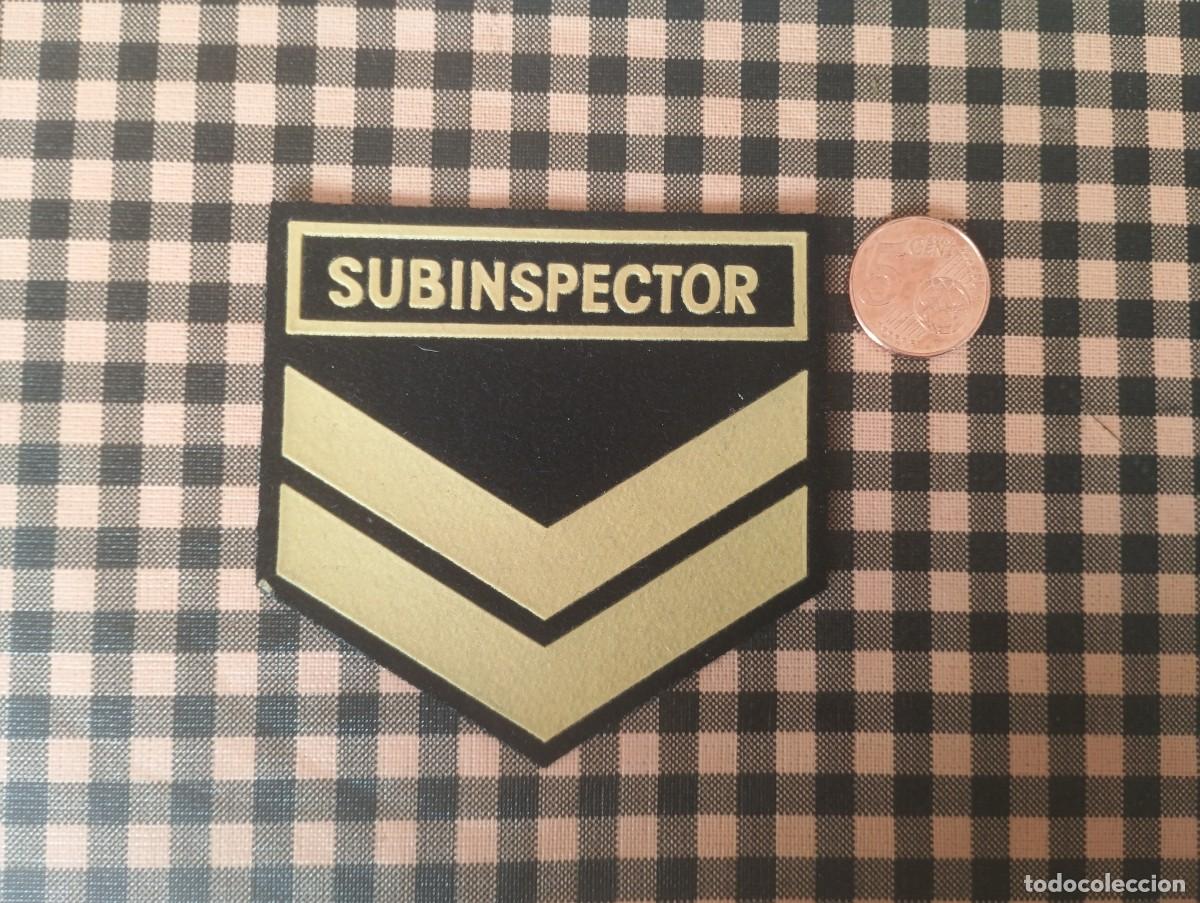 Militaria: Parche de subinspector de bomberos - Foto 1