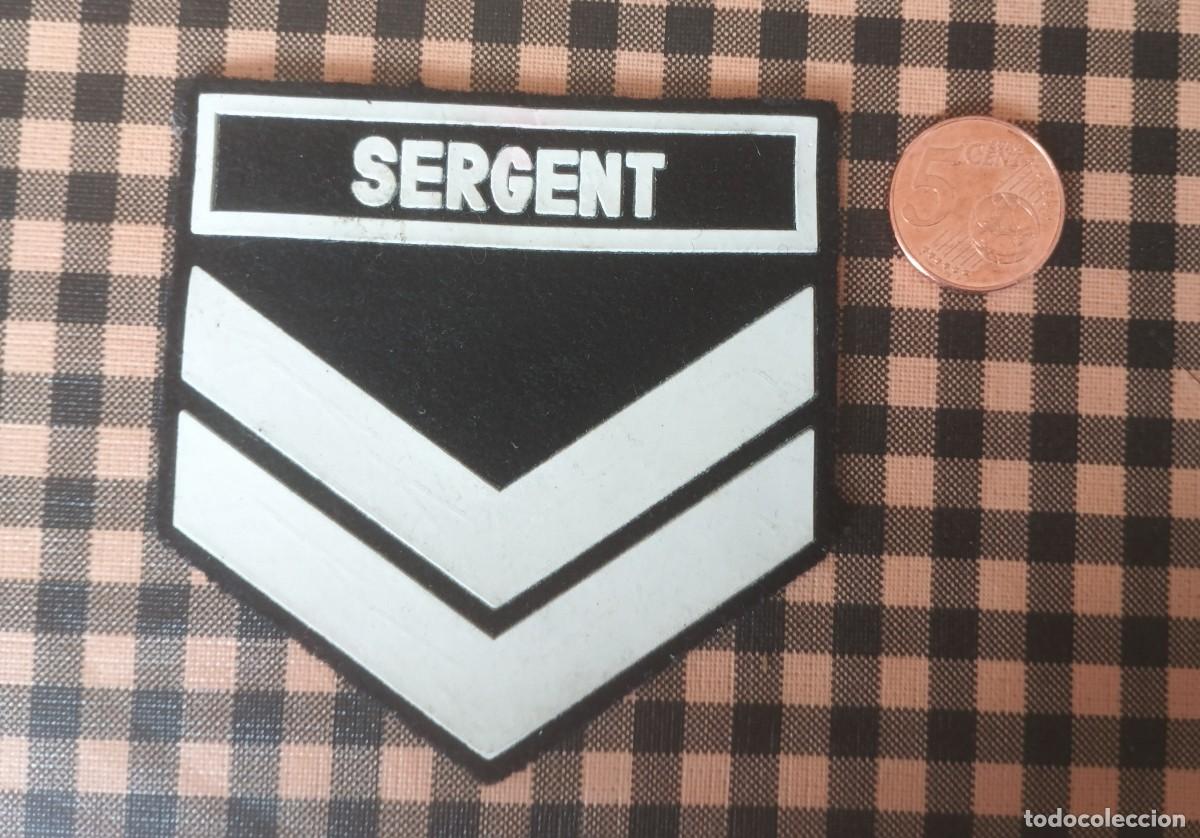 Militaria: Parche de sergent, bomberos - Foto 1