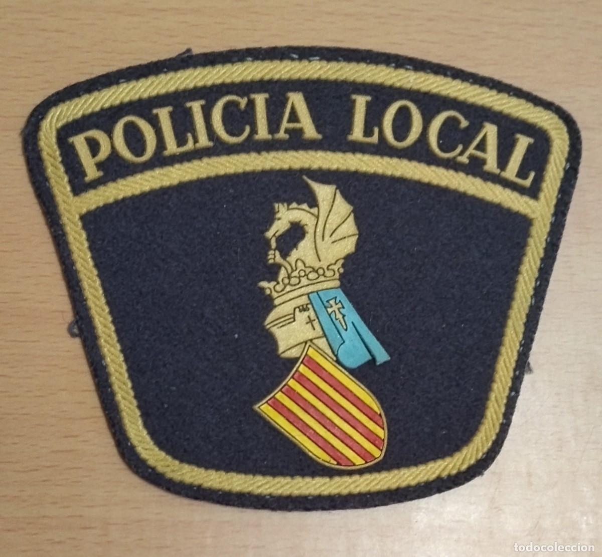 Militaria: Parche de Brazo Polic&iacute;a Local Comunidad Valenciana Gen&eacute;rico usado pero bien estado