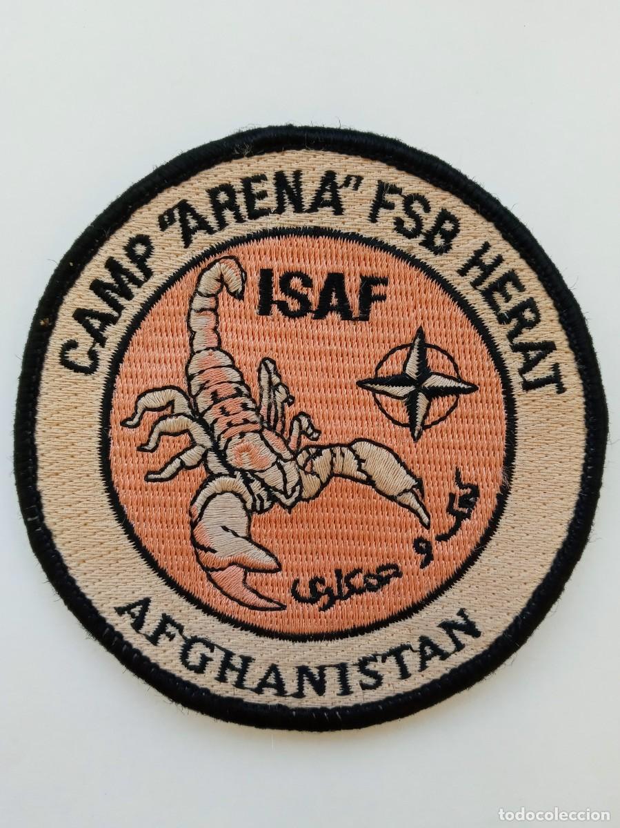 Militaria: OTAN - NATO : PARCHE DEL CAMPAMENTO &uml; ARENAS &uml; FSB HERAT . AFGANISTAN , ISAF