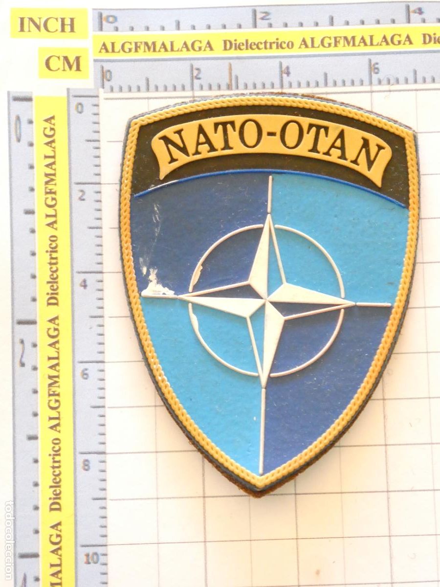 Militaria: PARCHE MILITAR. EJ&Eacute;RCITO ESPA&Ntilde;OL. MISIONES NATO OTAN