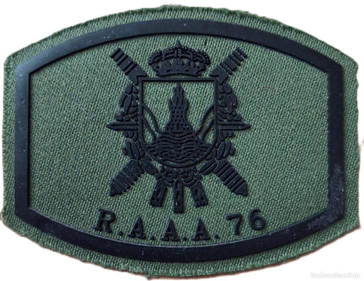 Militaria: PARCHE PECHO VERDE OTAN RAAA 76