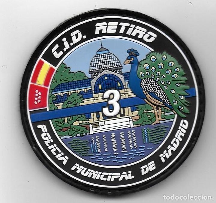 Militaria: parche POLICIA MUNICIPAL MADRID CID RETIRO