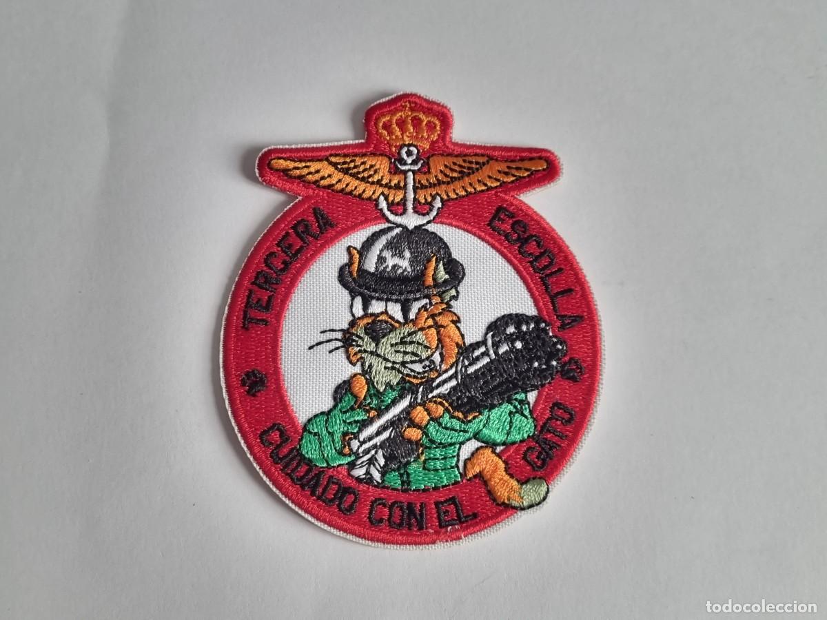 Militaria: Parche militar 3&ordf; Escuadrilla Armada Espa&ntilde;ola