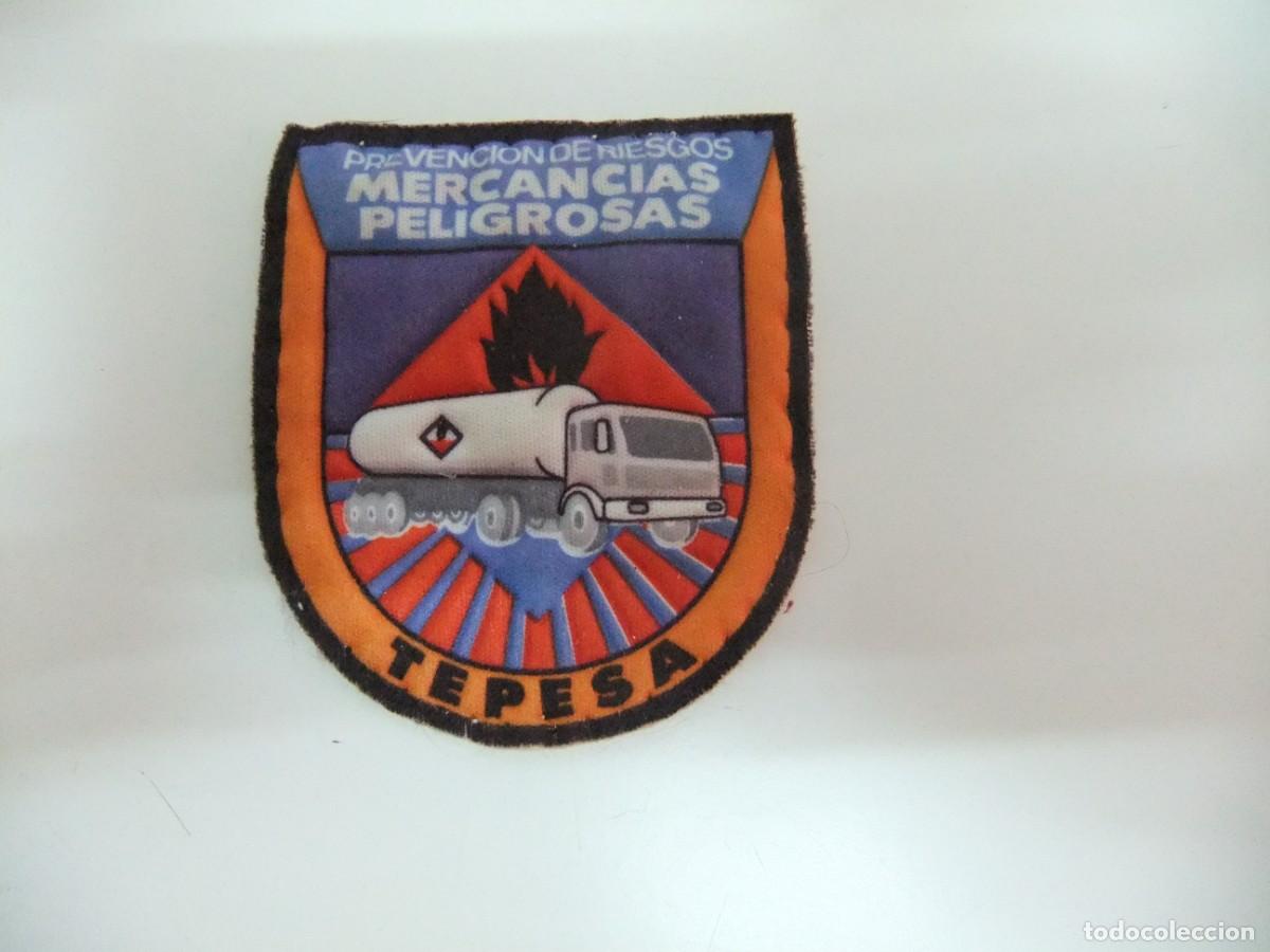 Militaria: parche de tela mercancias peligrosas