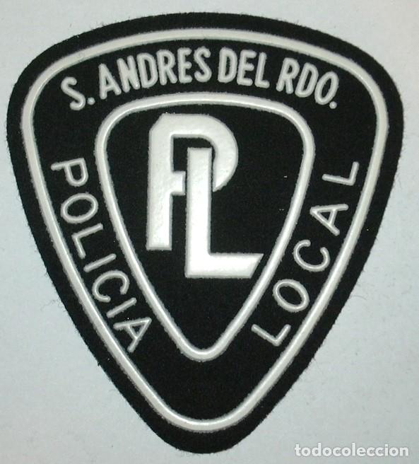 Militaria: parche POLICIA LOCAL SAN ANDRES DEL RECUERDO