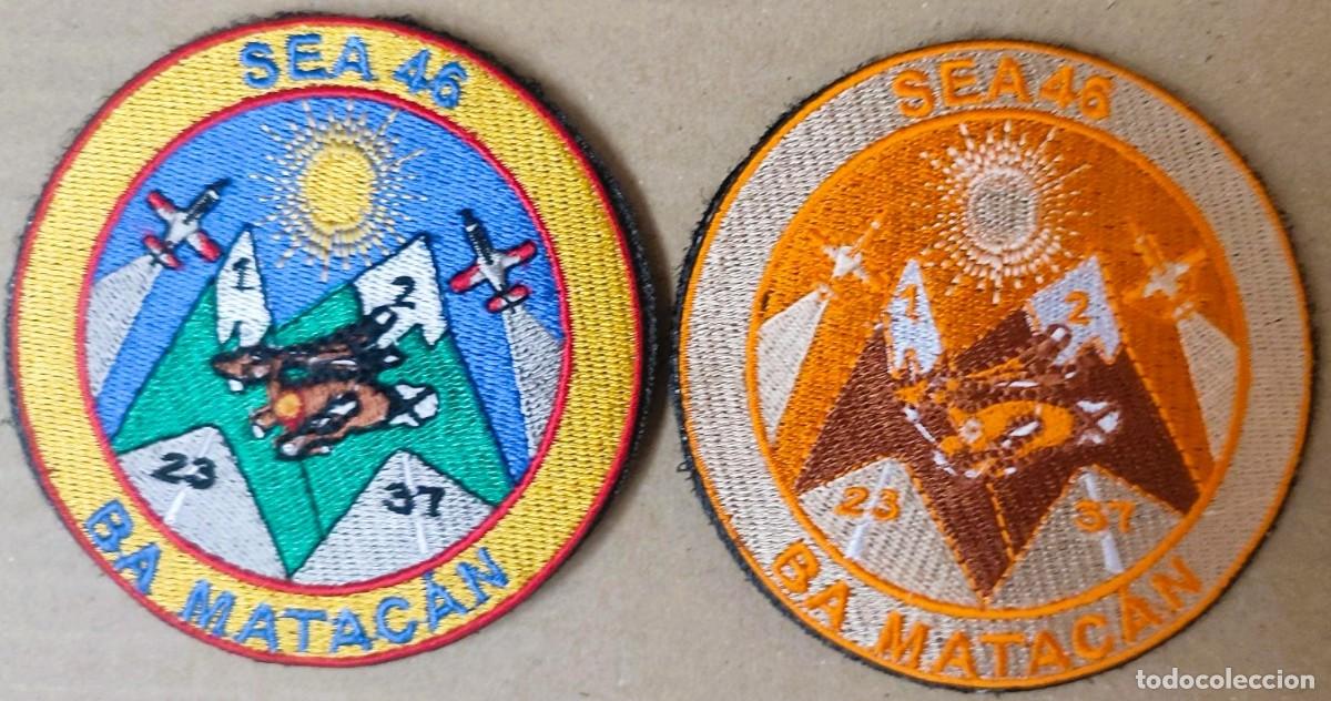 Militaria: PARCHE DEL EJ&Eacute;RCITO DEL AIRE. SEA 45. BASE A&Eacute;REA DE MATACAN