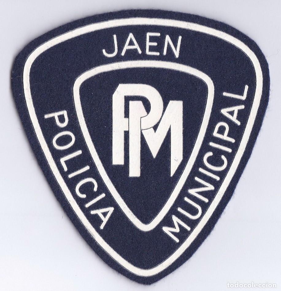 Militaria: ANTIGUO PARCHE DE POLICIA MUNICIPAL DE JAEN.