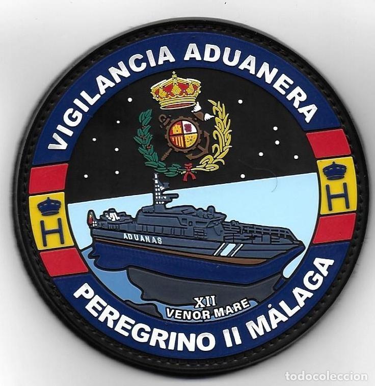 Militaria: PARCHE POLICIA ADUANAS PEREGRINO II MALAGA