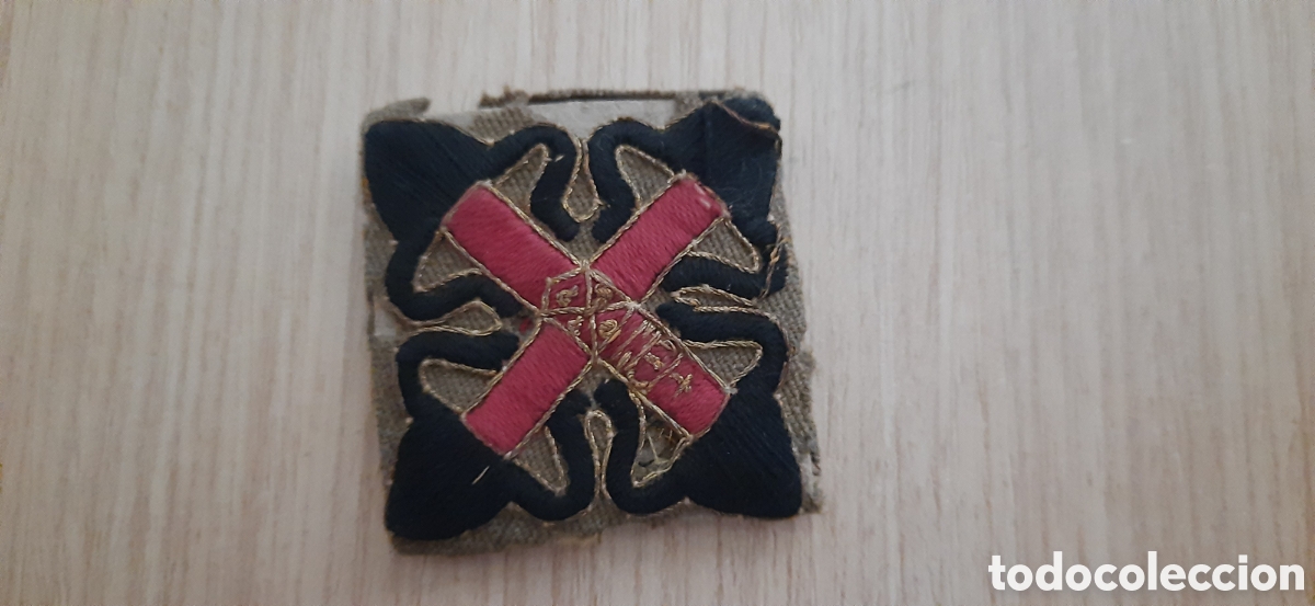 Militaria: parche de tela cuerpo del ejercito del maeztrazgo epoca guerra civil