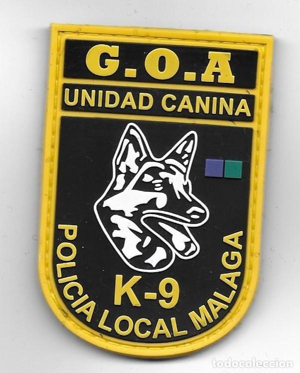 Militaria: parche POLICIA LOCAL MALAGA UNIDAD CANINA K9