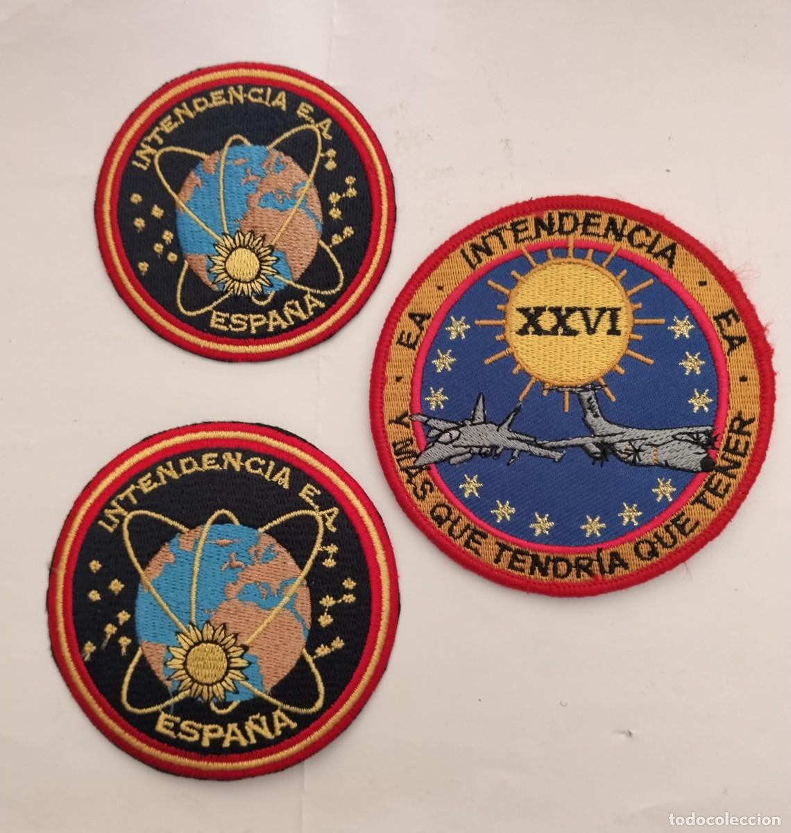Militaria: 3 parches Intendencia Ejercito del Aire