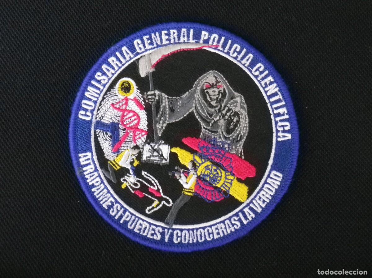 Militaria: PARCHE DE LA COMISARIA GENERAL DE POLICIA CIENTIFICA,POLICIA NACIONAL.