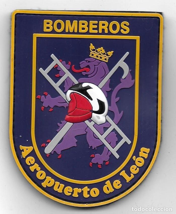 Militaria: parche BOMBEROS AEROPUERTO DE LEON