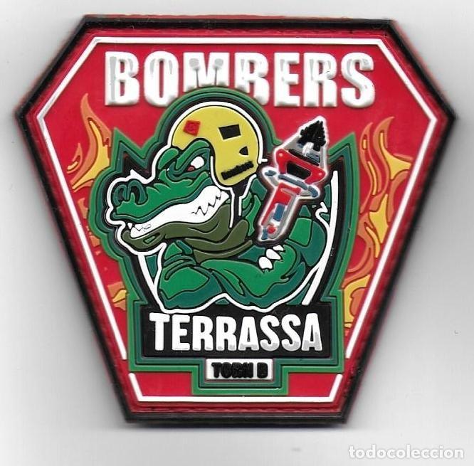 Militaria: parche BOMBEROS DE TERRASSA