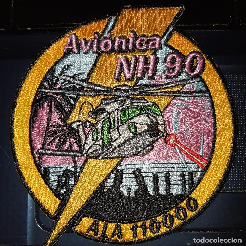 Militaria: PARCHE EJERCITO AIRE HELICOPTERO NH90 LOBO NUEVO