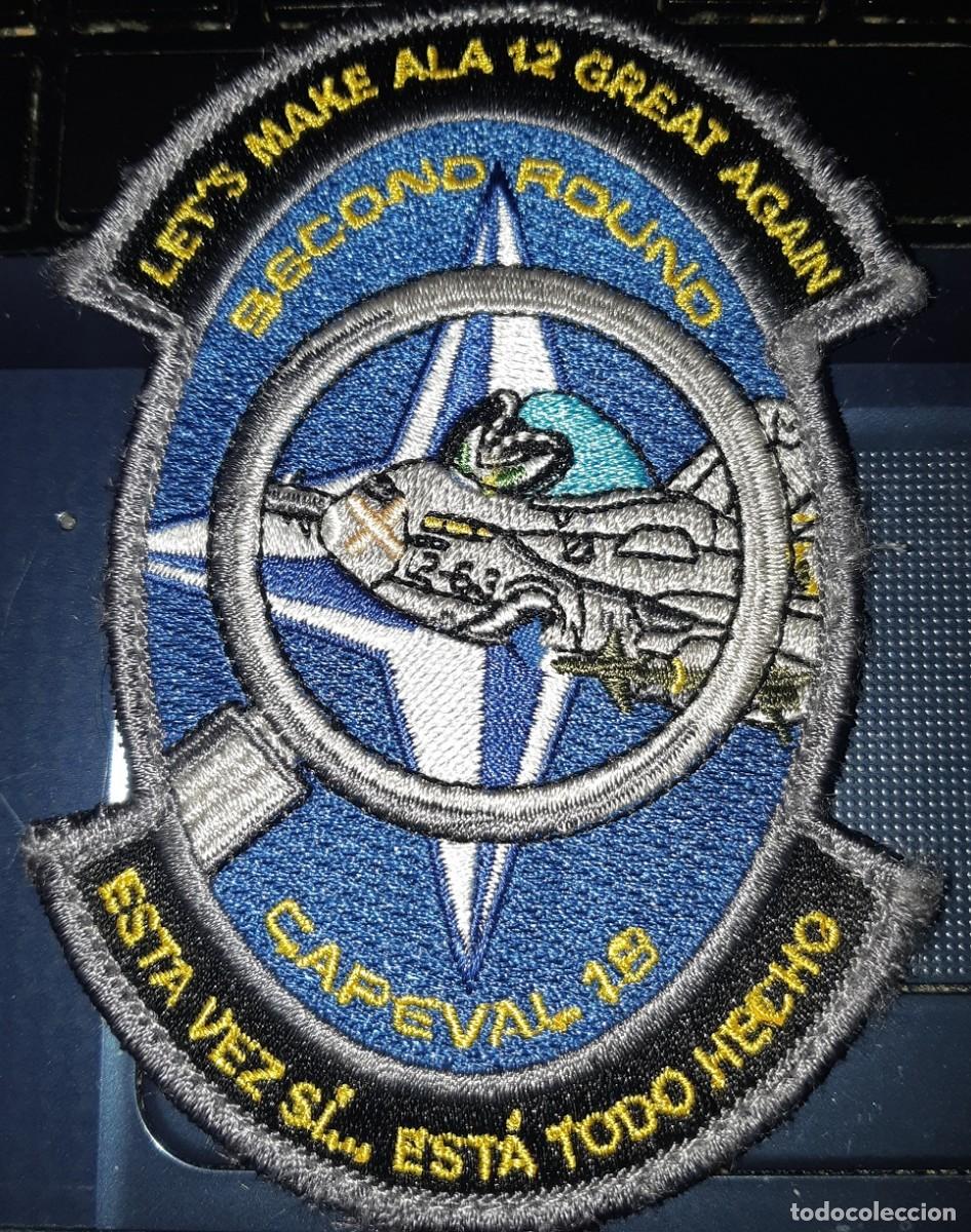 Militaria: PARCHE EJERCITO AIRE ALA 12 F-18 CAPEVAL 18 NUEVO