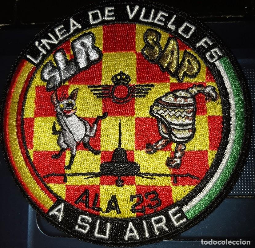 Militaria: PARCHE EJERCITO AIRE ALA 23 LINEA DE VUELO NUEVO
