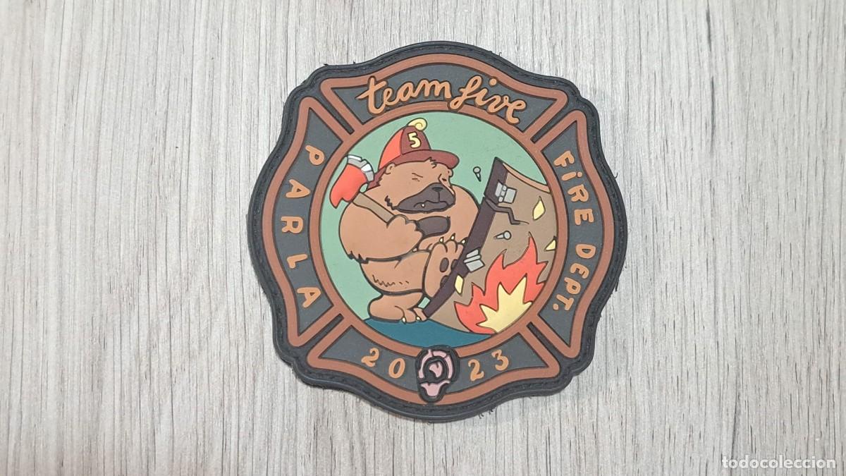 Militaria: Parche Bombero Parla 2025 Fire Dept. Team Five