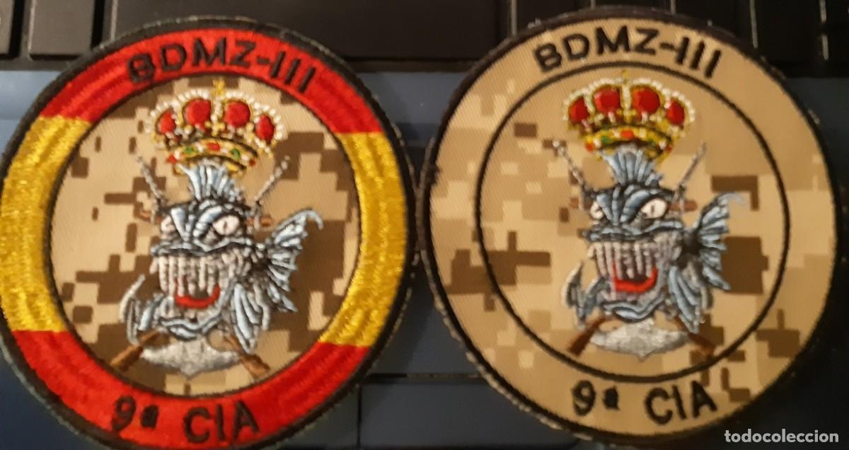 Militaria: LOTE X2 RAROS PARCHES ARMADA ESPA&Ntilde;OLA INFANTERIA MARINA NUEVOS