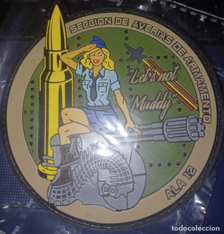Militaria: PARCHE EJERCITO AIRE ALA 12 SECCION AVERIAS ARMAMENTO NUEVO
