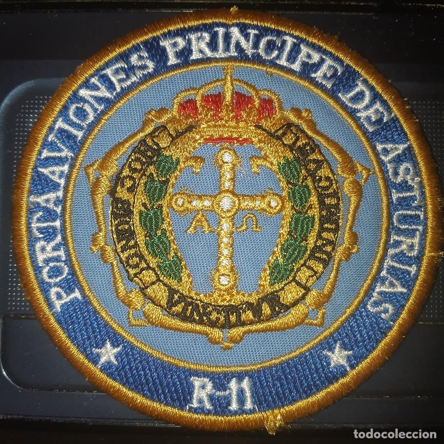 Militaria: PARCHE ARMADA ESPA&Ntilde;OLA R-11 PORTAAERONAVES PRINCIPE ASTURIAS NUEVO