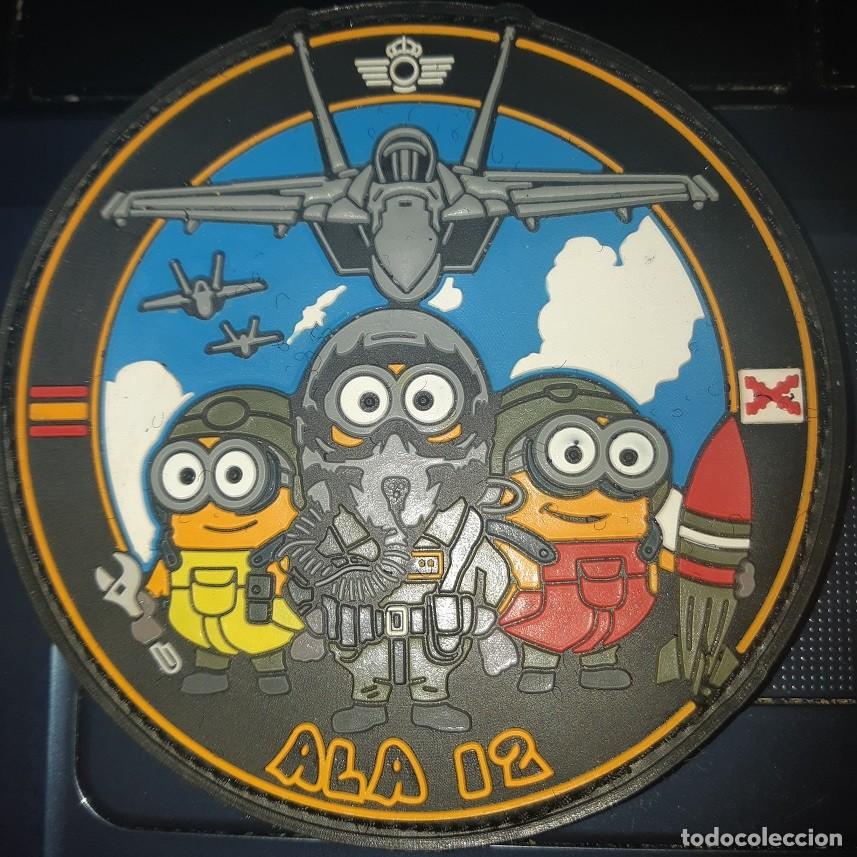 Militaria: PARCHE ALA 12 F-18 HORNET NUEVO