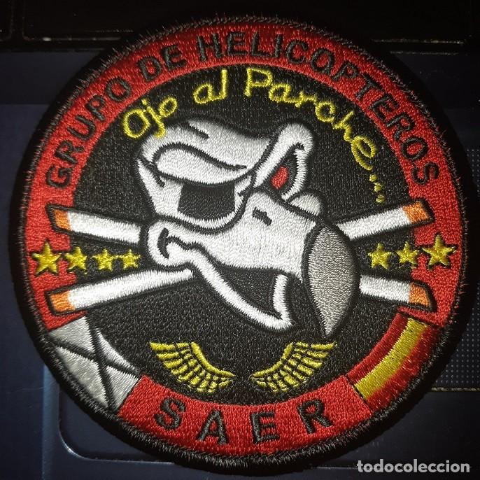 Militaria: PARCHE GUARDIA CIVIL SERVICIO AEREO SAER NUEVO