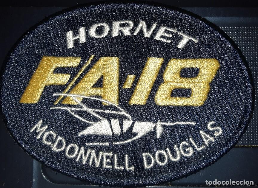 Militaria: PARCHE EJERCITO AIRE F-18 HORNET NUEVO
